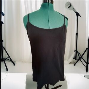 Induetime Maternity Sun Tank Top SZ XL Black  Adjustable Straps